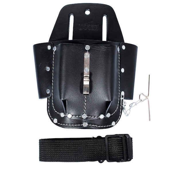 5-pocket saddle leather tool belt